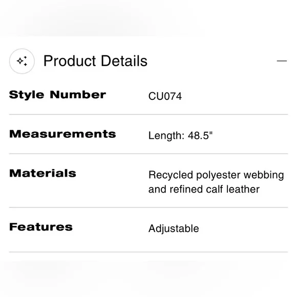 Coach Tonal Signature Webbing Strap - Picture 2 of 6